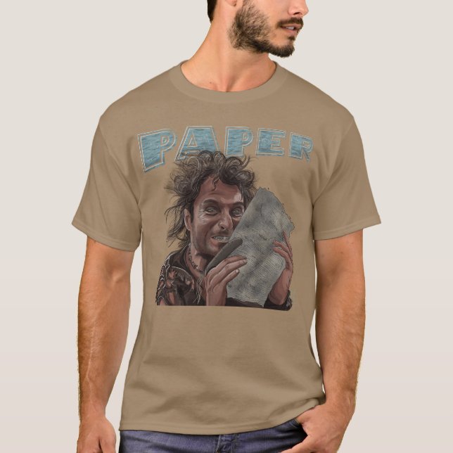 Waterworld PAPPER vänner vän T Shirt (Framsida)