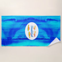 Watery Blues Flip-Flops Shabbat