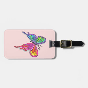 Watery Butterfly Bagagebricka