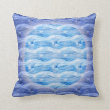 Watery Måne Pillow