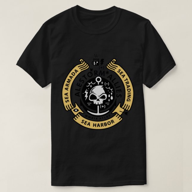 watiseneng-Alestorm-band-sawise T Shirt (Design framsida)