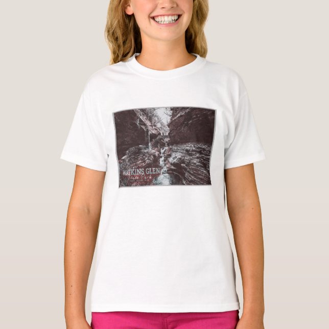 WATKINS GLEN - NEW YORK US T SHIRT (Framsida)
