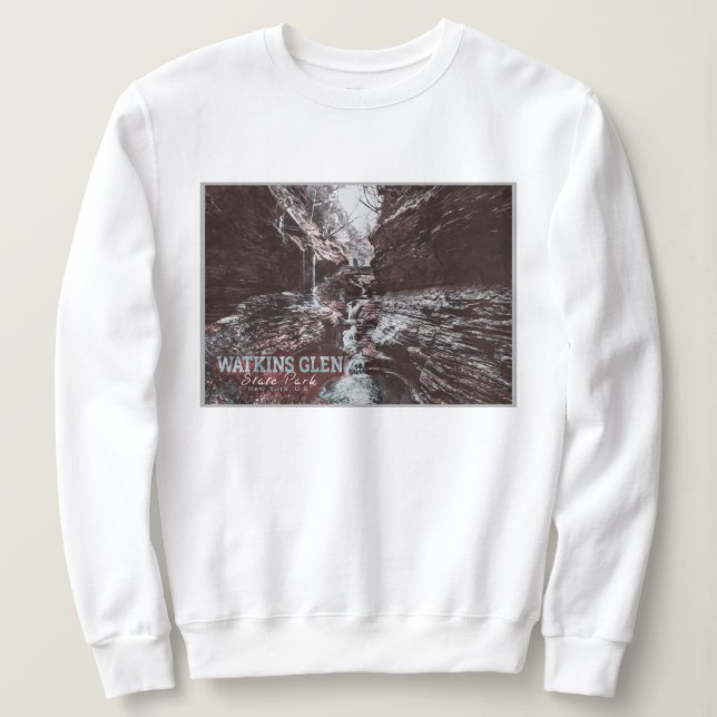 WATKINS GLEN - NEW YORK US T SHIRT (Design framsida)