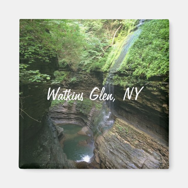 Watkins Glen Refrigerator Magnet (Framsidan)
