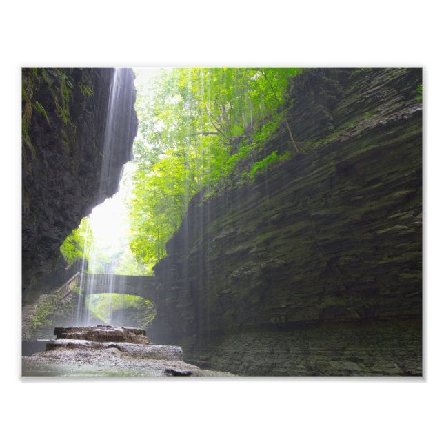 Watkins Glen State Park, New York Fototryck (Framsidan)