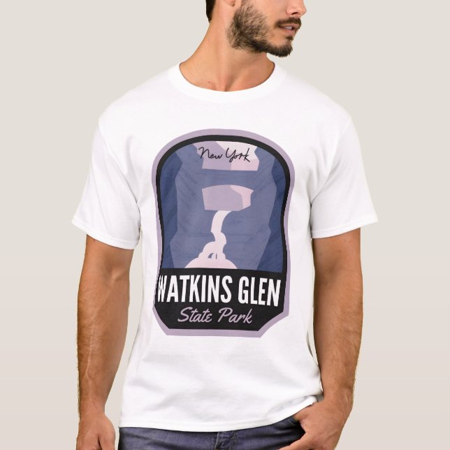 Watkins Glen State Park New York T Shirt (Framsida)