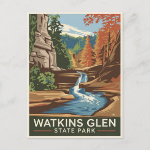 Watkins Glen State Park, Stylist Vykort