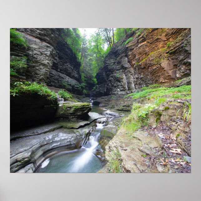 Watkins Glen, Watkins Glen State Park, New York Poster (Framsidan)