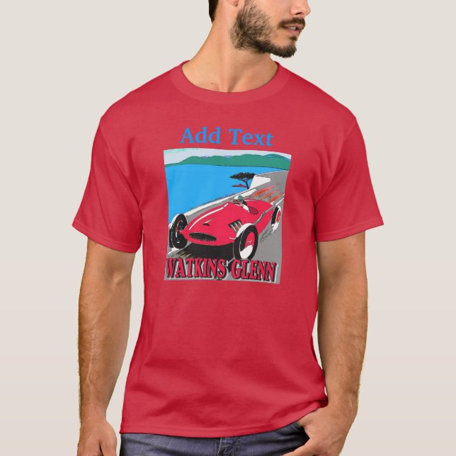 Watkins Glenn Tävla T Shirt (Framsida)