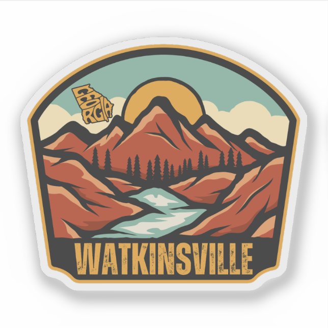 Watkinsville, Georgia Klistermärken (Framsida)