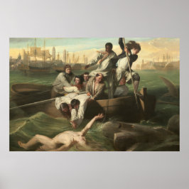 Watson and the Shark by John Singleton Copley Poster