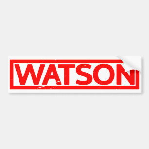 Watson Frimärke Bildekal