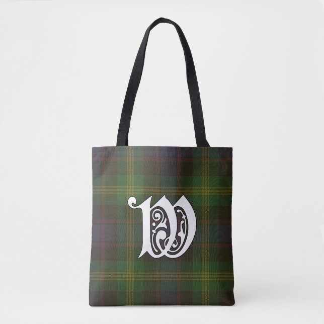 Watson Klan Tartan Monogram Tygkasse (Framsida)