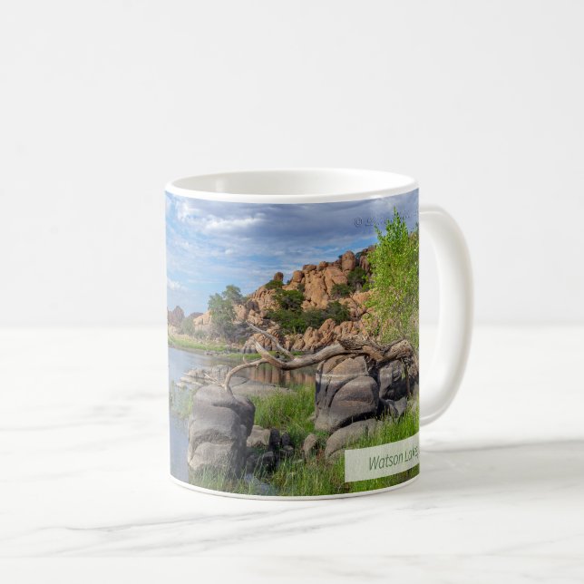 Watson Lake Psalm 23:1,2 KJV Kaffemugg (Framsida höger)