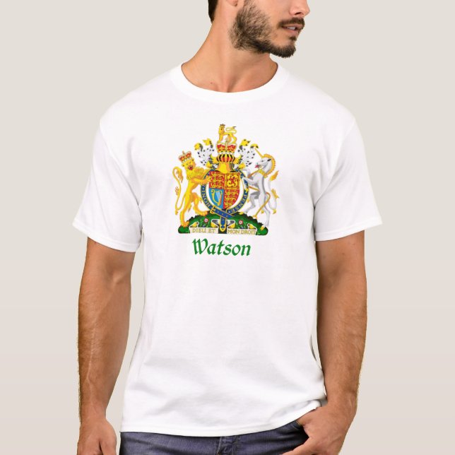 Watson skyddar av Storbritannien Tee (Framsida)