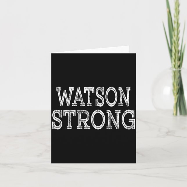 WATSON Stark Squad Familjeåterförening Efternamn L Kort (Framsida)