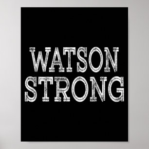 WATSON Stark Squad Familjeåterträff Efternamn Lag Poster