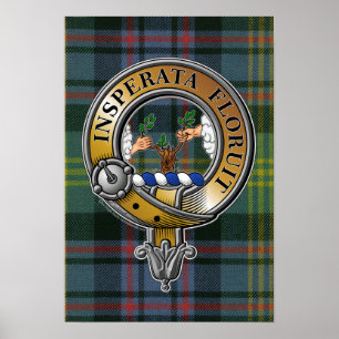 Watson Tartan & Badge Poster