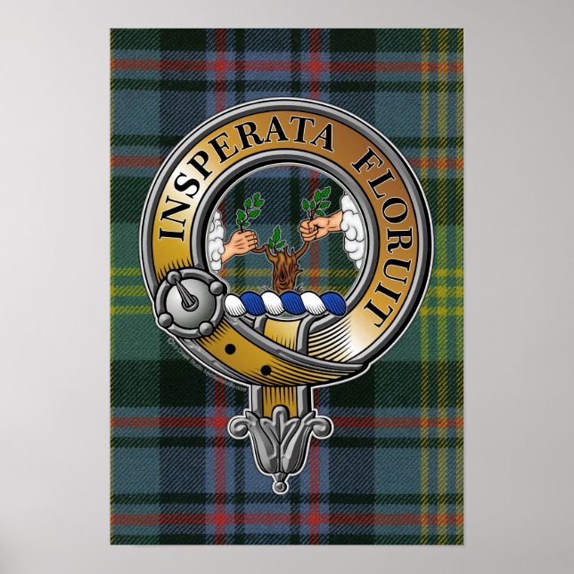 Watson Tartan & Badge Poster (Framsidan)