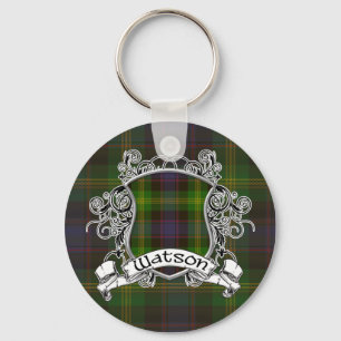 Watson Tartan Shield Nyckelring