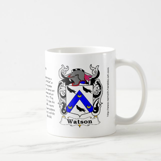 Watson vapensköldmugg kaffemugg (Höger)