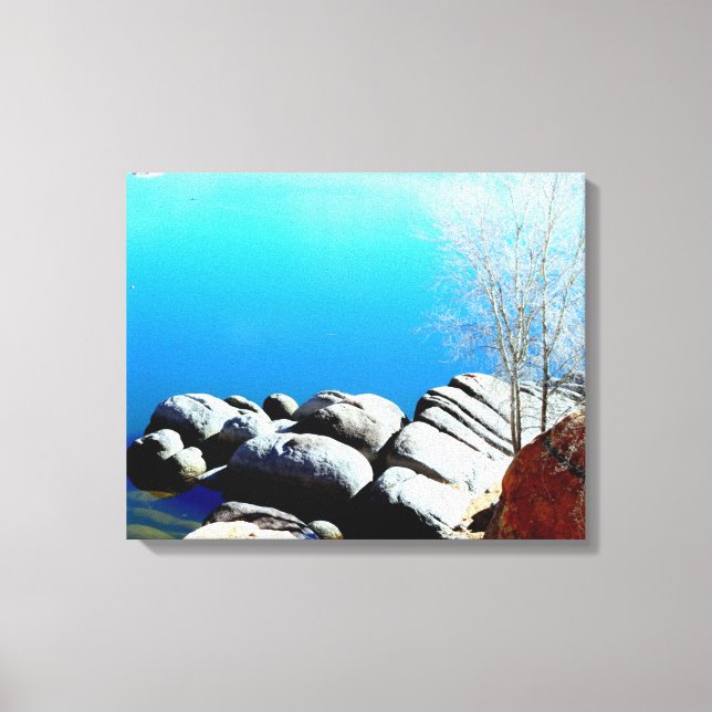 Watsons Sjö-stranddun, omsluten canvas (Framsida)