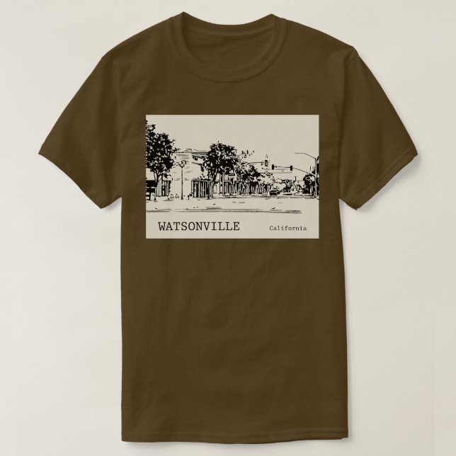 Watsonville California TShirt 1 T Shirt (Design framsida)