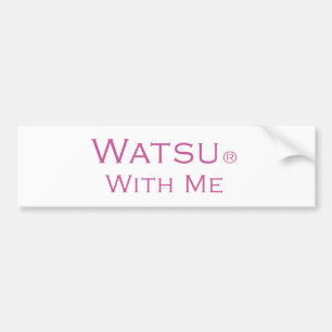 Watsu med mig bildekal