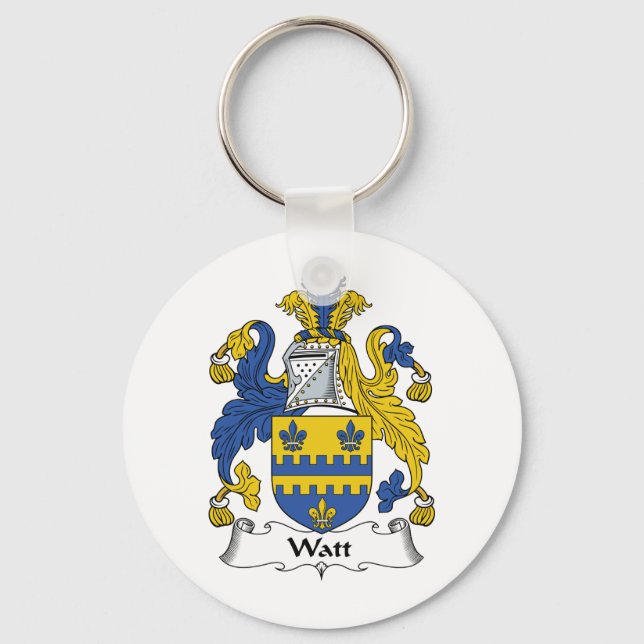 Watt Family Crest Nyckelring (Framsida)