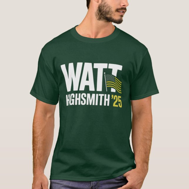 Watt Highsmith '25 T Shirt (Framsida)
