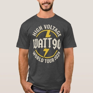 Watt - Hög spänning 2025 World Tour T Shirt