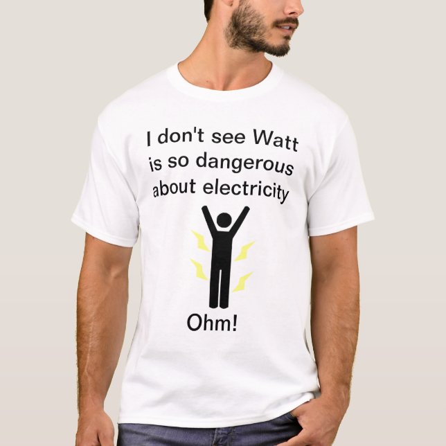 Watt och ohm tee shirt (Framsida)