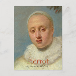 Watteau Italienska Komiker Pierrot CC0719 Postcard Vykort