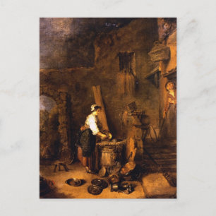 Watteau, Jean-Antoine Art Vykort
