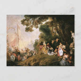 Watteau, Jean-Antoine Konst Vykort