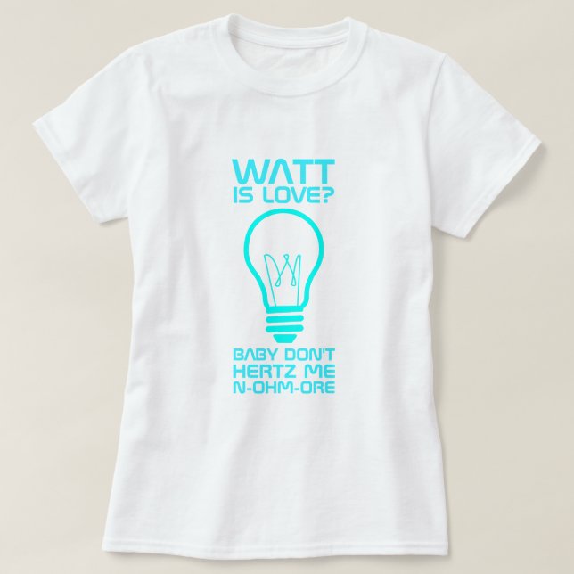 Watten är kärlek t shirt (Design framsida)