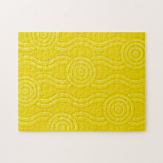 Wattle Australian Dreamtime River Mönster Pussel