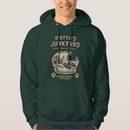 Wattos skrothus Retro skrot delar Hoodie