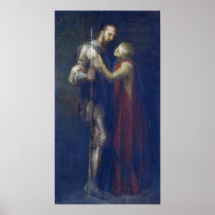 Watts - Knight och Maiden Poster