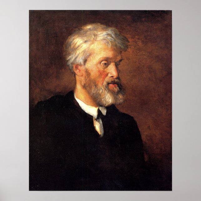Watts - Porträtt av Thomas Carlyle Poster (Framsidan)