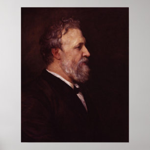 Watts - Porträtt av William Morris 1870 Poster