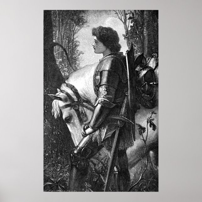 Watts - Sir Galahad Poster (Framsidan)