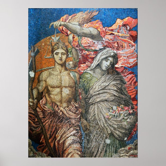 Watts - St Giles in the Fält Time Dödsbedömning Poster (Framsidan)