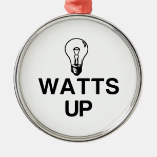 WATTS UP LIGHT BULB - Kopiera Julgransprydnad Metall