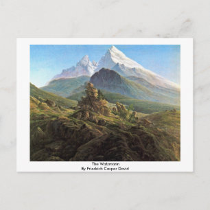 Watzmann av Friedrich Caspar David Vykort