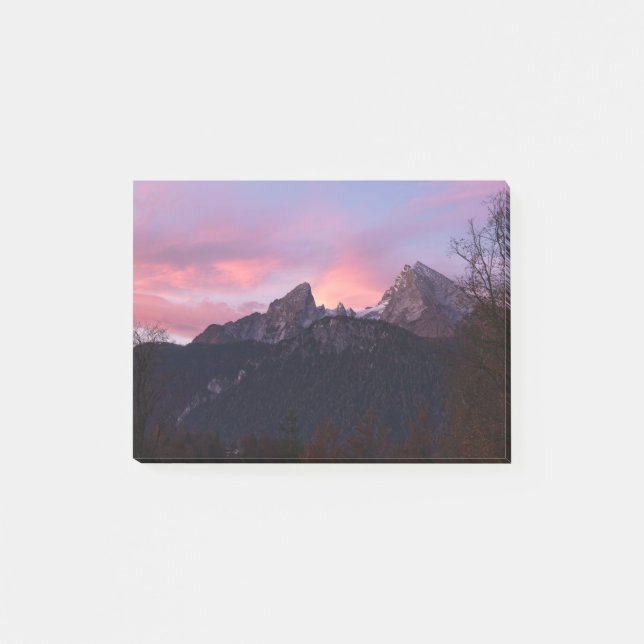 Watzmann Mountain Post-it Block (Framsida)