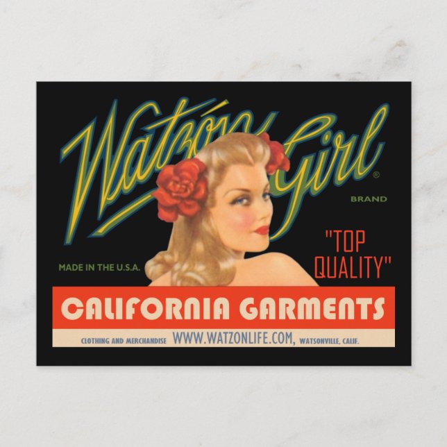 Watzón Girl #3 © Vykort (Framsida)