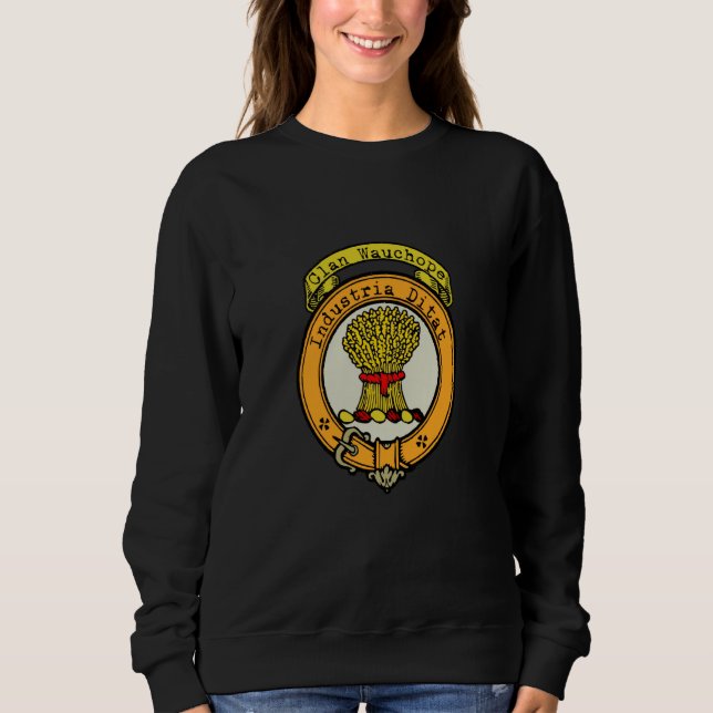 Wauchope Clan Scottish Crest T Shirt (Framsida)