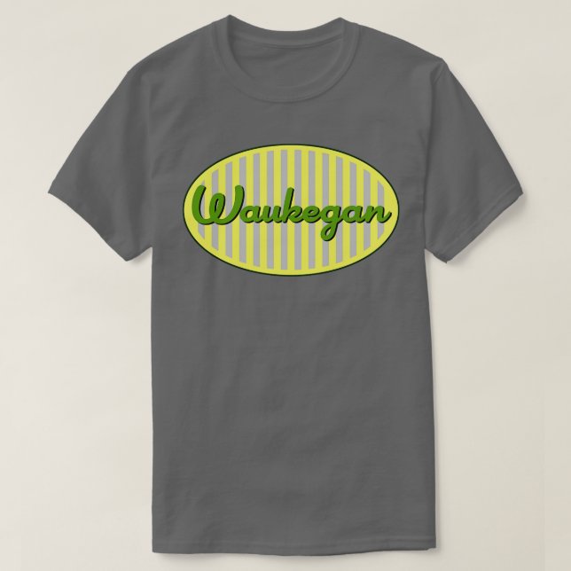 Waukegan Väster TShirt T Shirt (Design framsida)