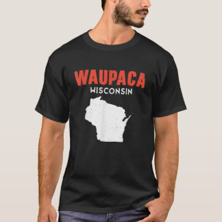Waupaca Förenta staterna Staterna Amerika Travel M T Shirt